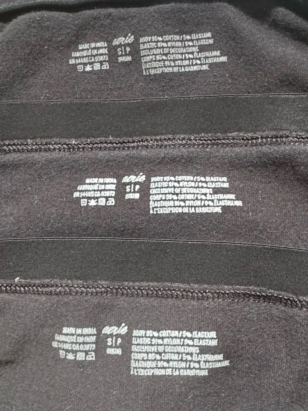 Bundle of 3 Black Aerie Panties!